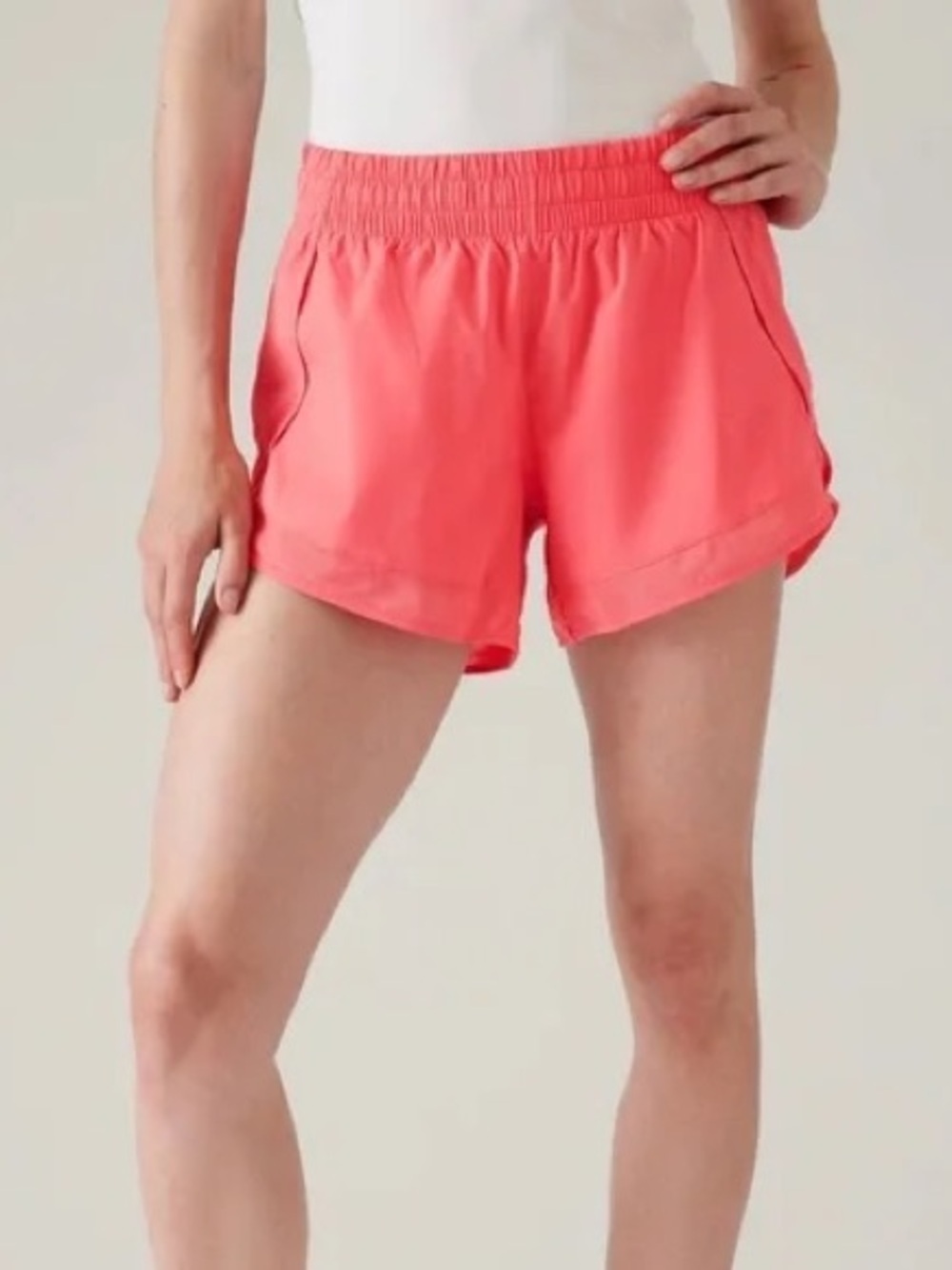 Athleta Coral Athletic Shorts size XL